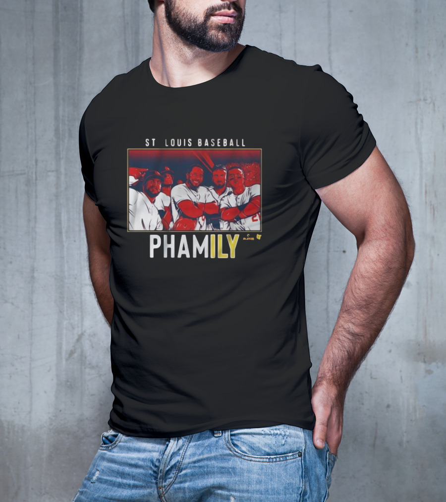 ST Louis Baseball Phamily - Group Of Players In Red And White Uniforms T-Shirt