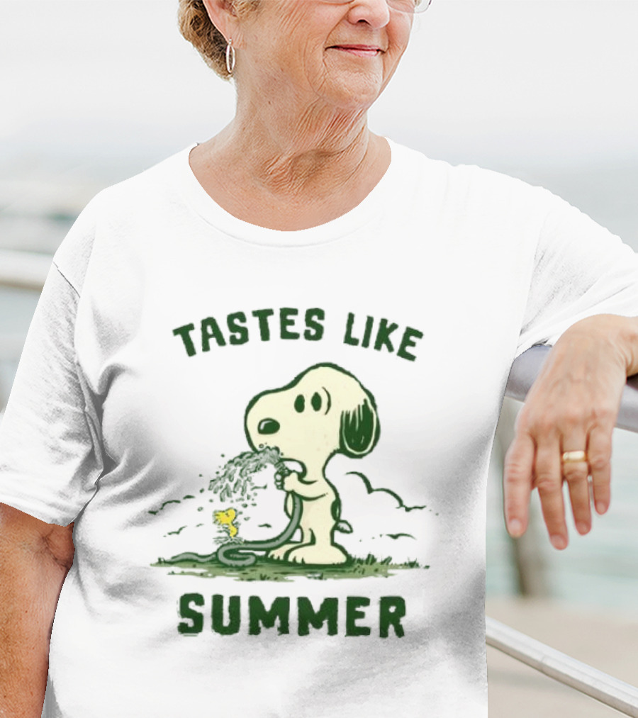 Tastes Like Summer Snoopy And Woodstock Peanuts T-Shirt