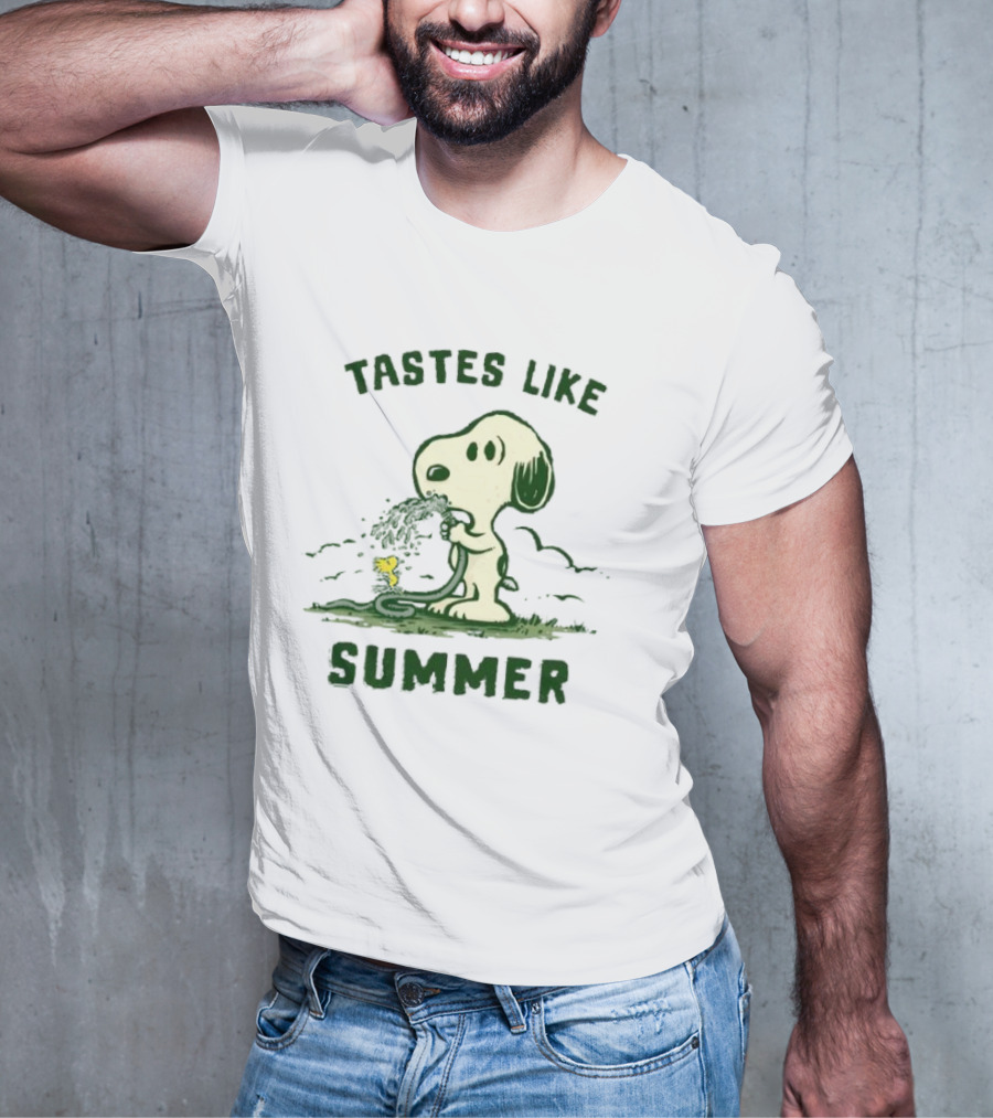Tastes Like Summer Snoopy And Woodstock Peanuts T-Shirt