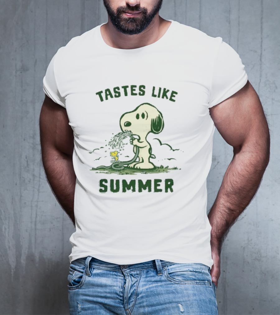 Tastes Like Summer Snoopy And Woodstock Peanuts T-Shirt