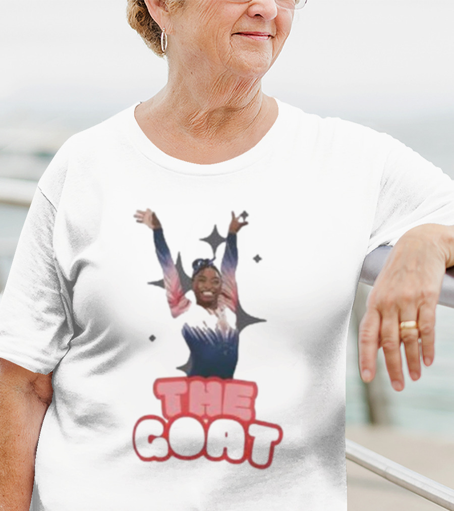 Simone Biles Team USA Gymnastics The GOAT T-Shirt