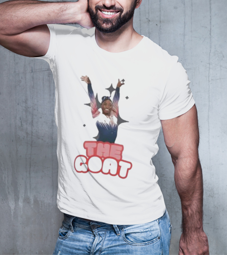 Simone Biles Team USA Gymnastics The GOAT T-Shirt