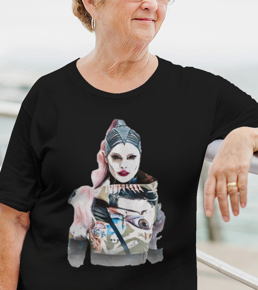 SKYND Catch Me If You Can Eerie Surrealist Portrait With Distinctive Mask And Eye T-Shirt