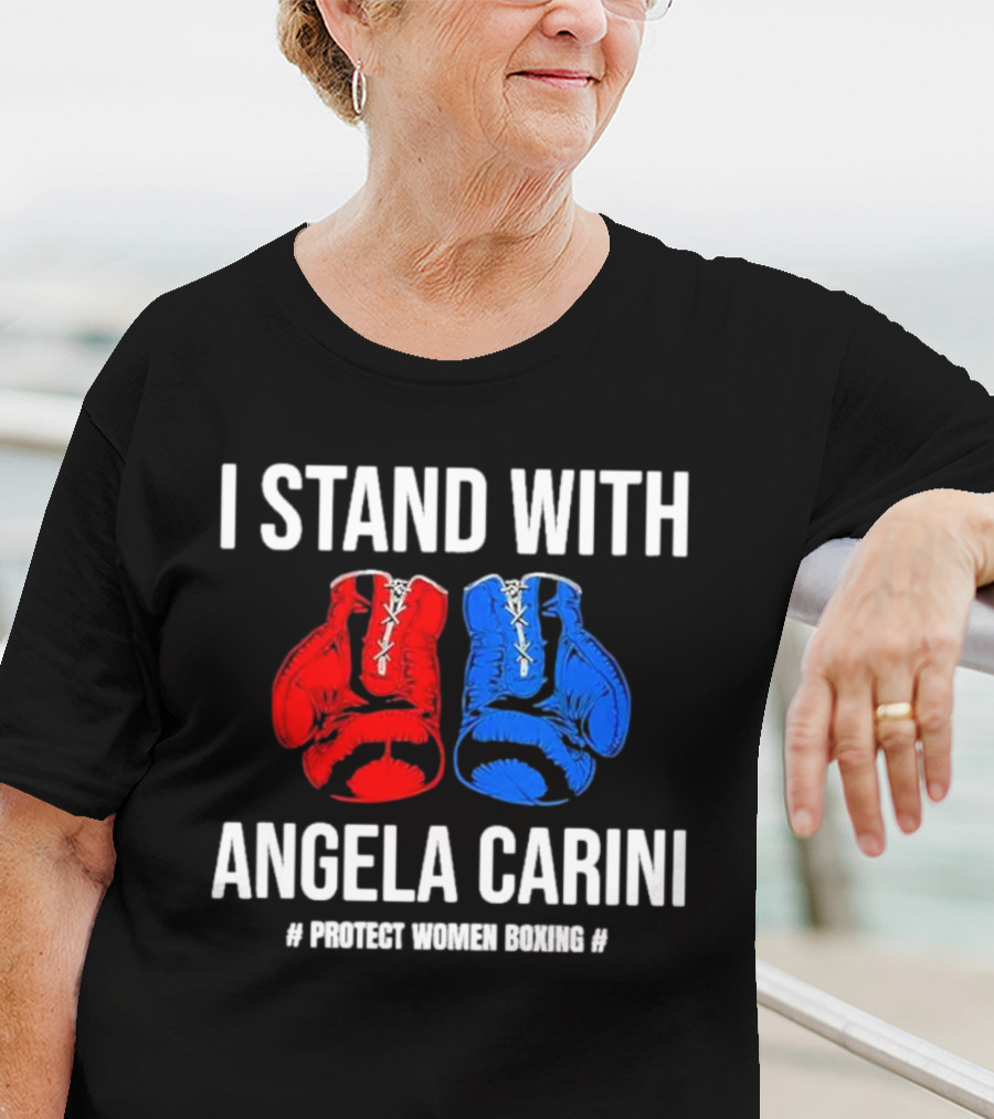 I Stand With Angela Carini Protect Women Boxing T-Shirt