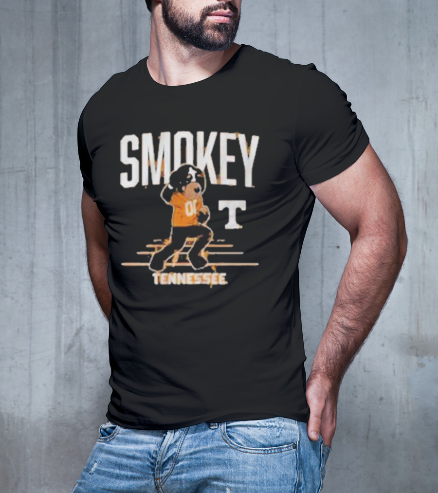 Tennessee Vols Smokey Mascot Football T T-Shirt