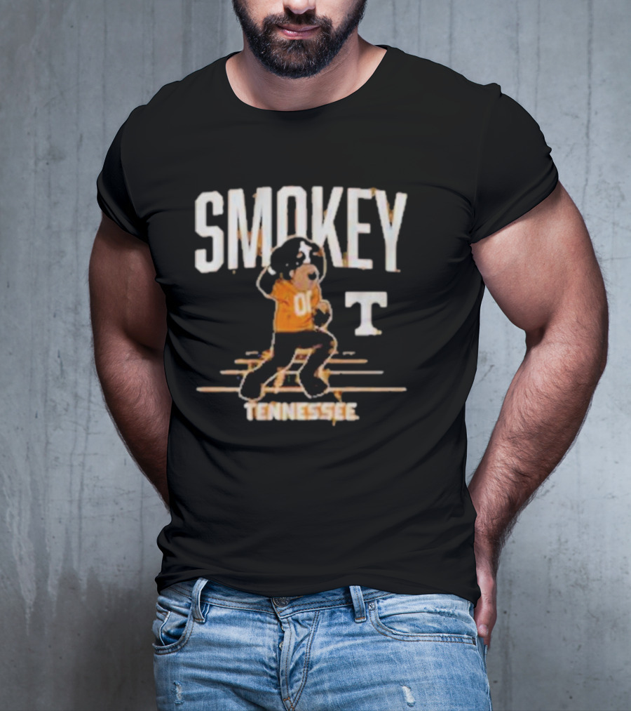 Tennessee Vols Smokey Mascot Football T T-Shirt