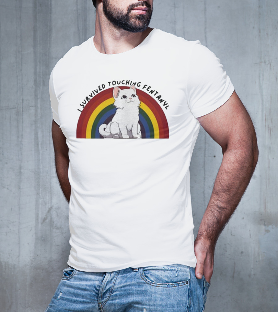Naomi I Survived Touching Fentanyl Cat T-Shirt