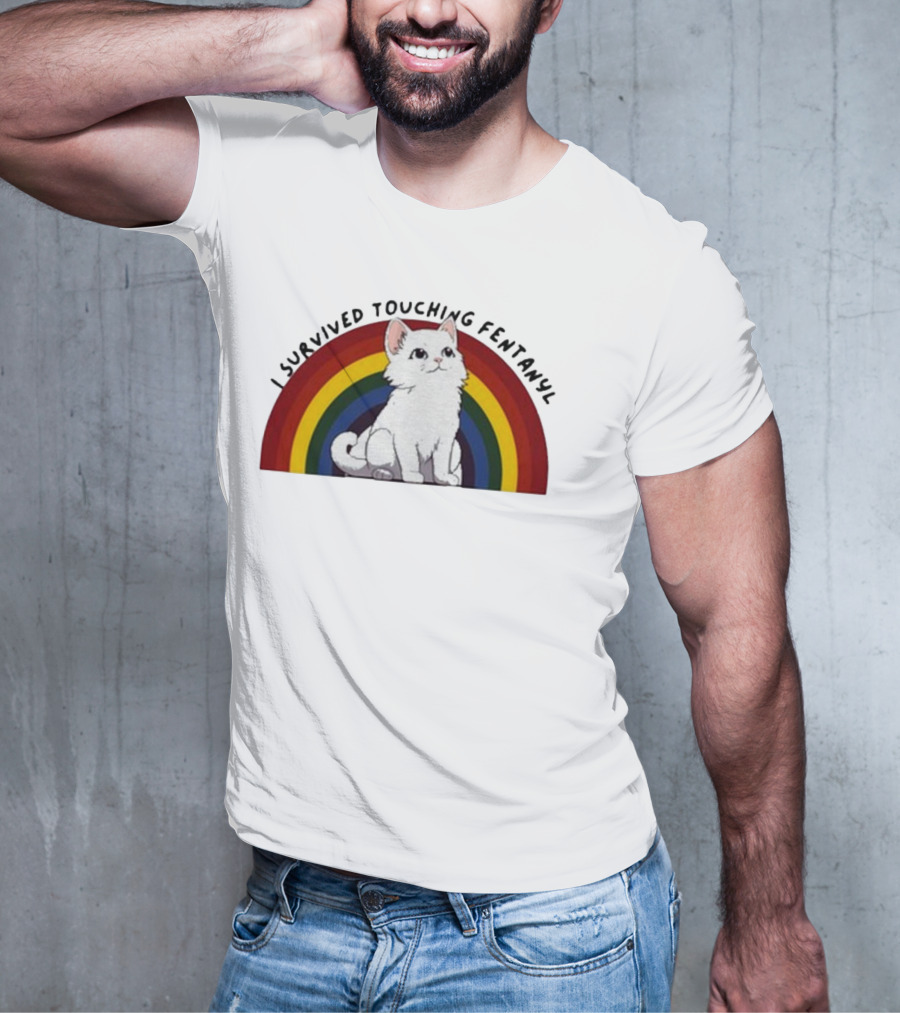 Naomi I Survived Touching Fentanyl Cat T-Shirt