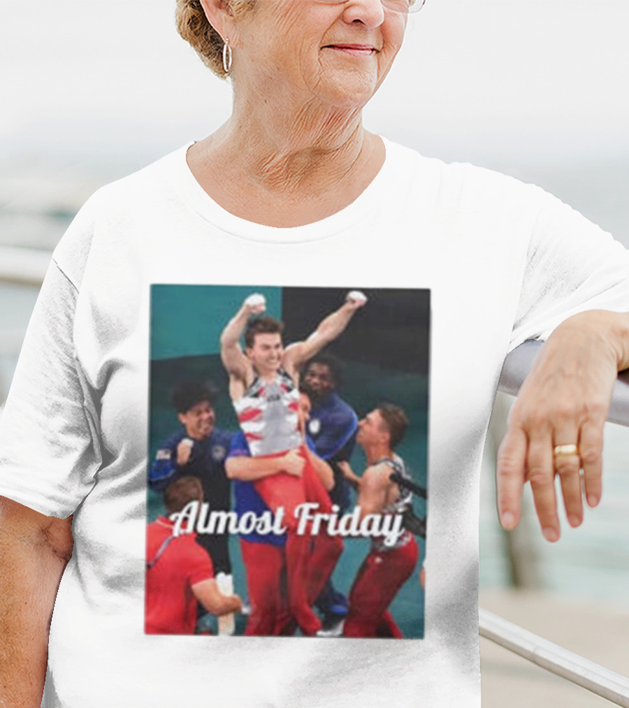 Paul Juda Celebratory Almost Friday Olympic Kid T-Shirt