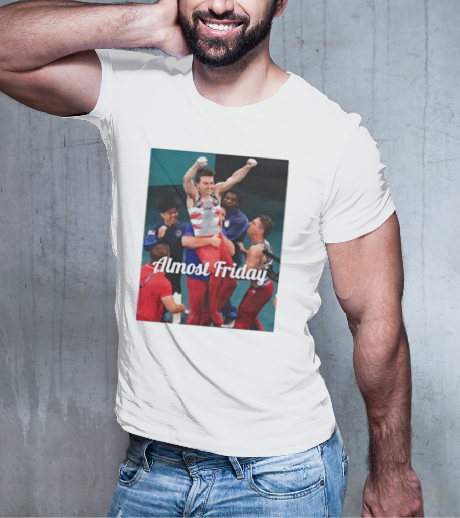 Paul Juda Celebratory Almost Friday Olympic Kid T-Shirt