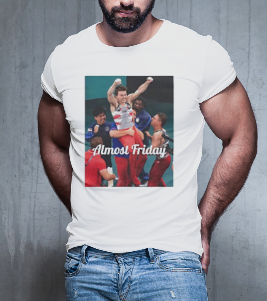 Paul Juda Celebratory Almost Friday Olympic Kid T-Shirt