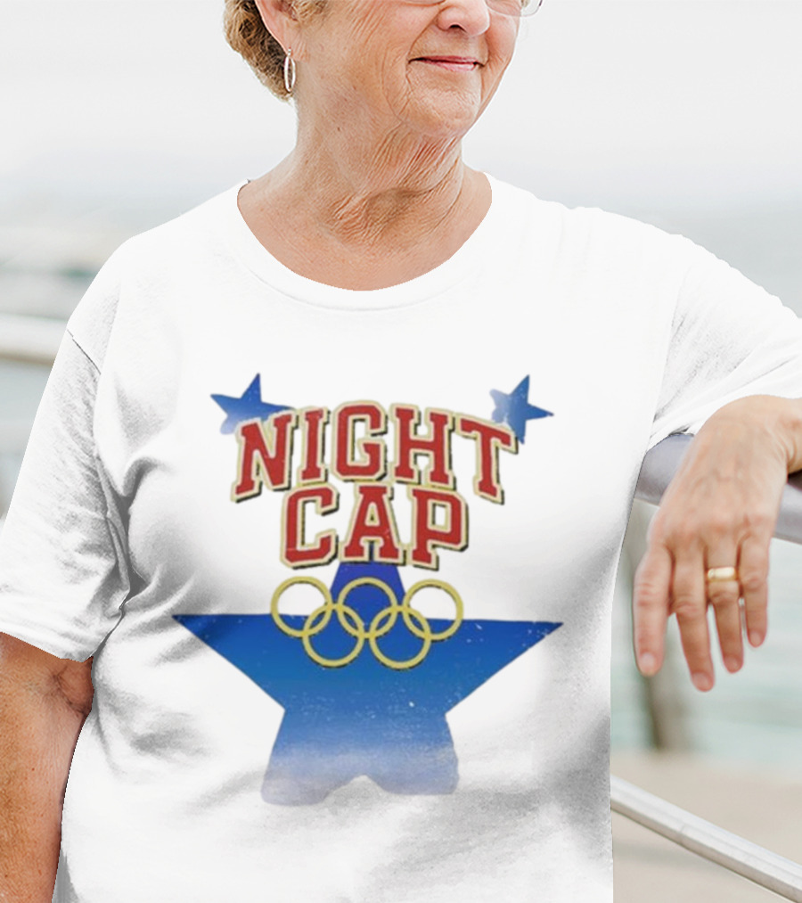 Night Cap Olympics Star Rings T-Shirt