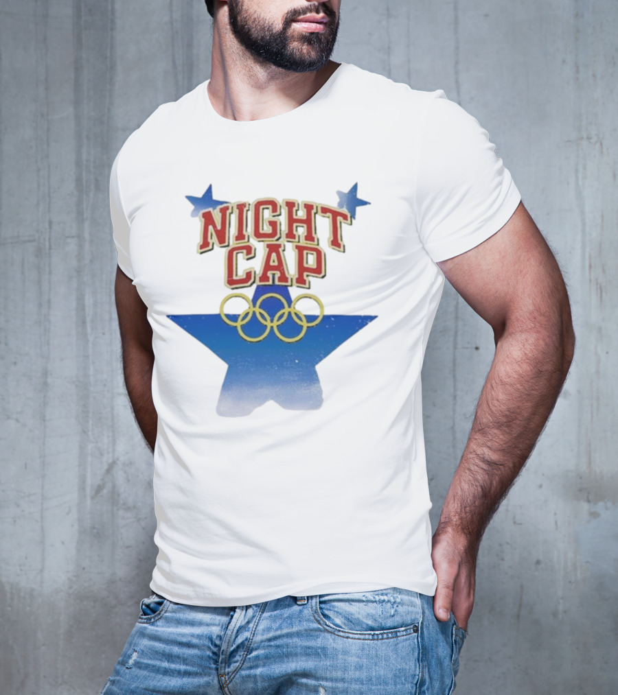 Night Cap Olympics Star Rings T-Shirt