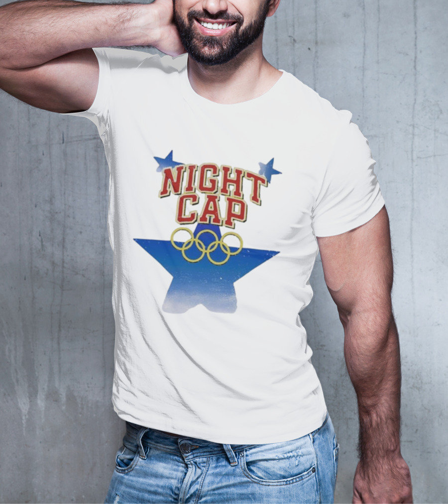 Night Cap Olympics Star Rings T-Shirt