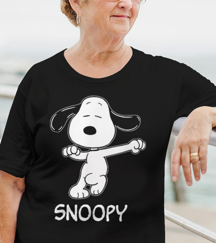Snoopy Dance Style Peanuts Comic Character T-Shirt