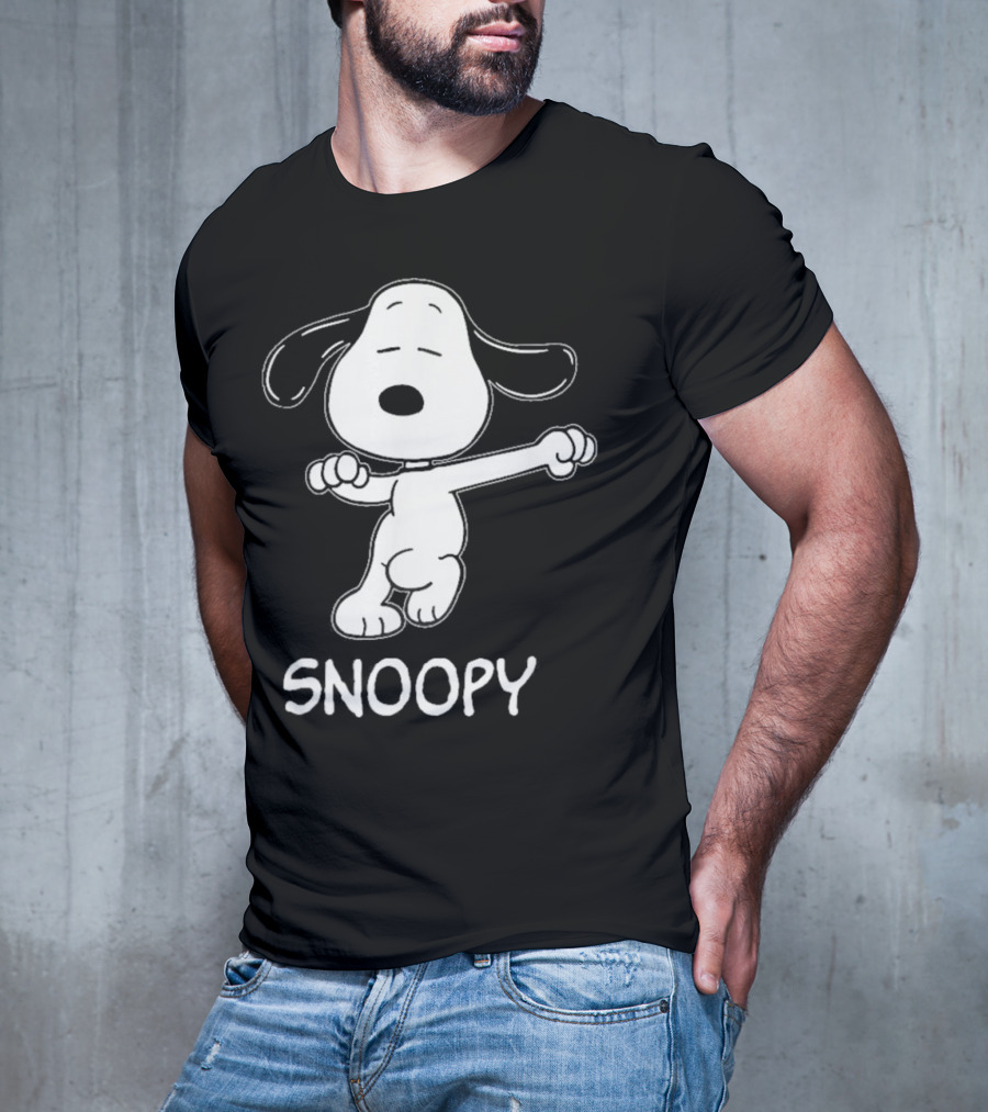 Snoopy Dance Style Peanuts Comic Character T-Shirt