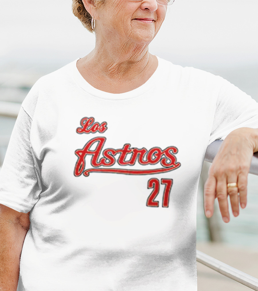 Jose Altuve Los Astros 27 Jersey Giveaway T-Shirt