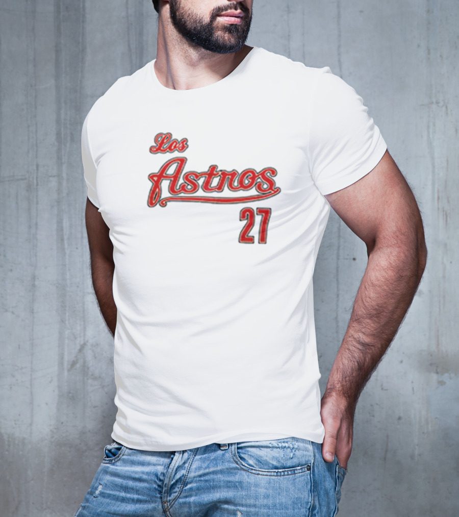 Jose Altuve Los Astros 27 Jersey Giveaway T-Shirt