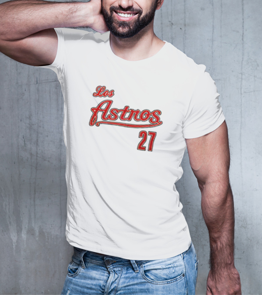Jose Altuve Los Astros 27 Jersey Giveaway T-Shirt