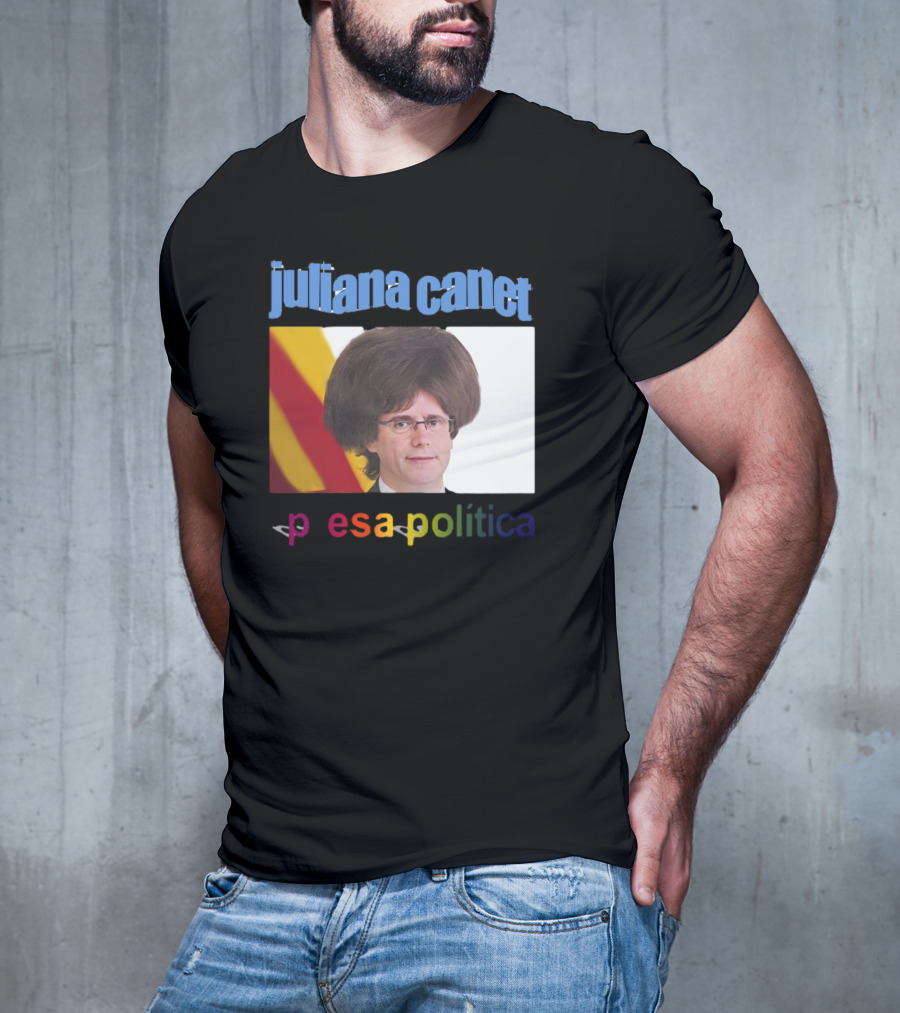Juliana Canet Pesa Política Catalonian Flag Hair Photo T-Shirt