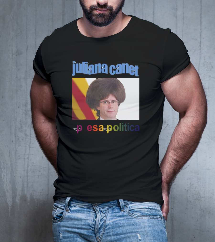 Juliana Canet Pesa Política Catalonian Flag Hair Photo T-Shirt