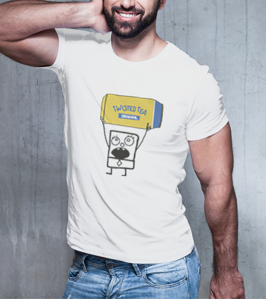 Twisted Tea Original DoodleBob Mashup T-Shirt