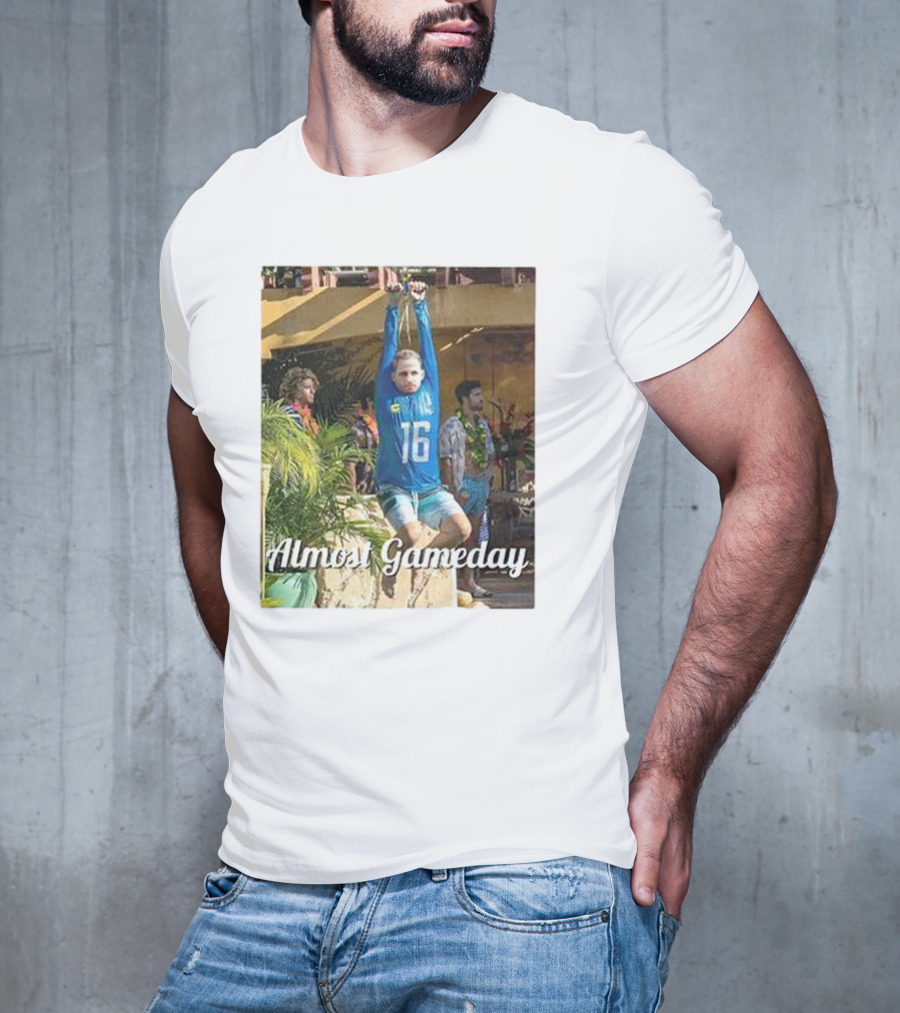 Almost Gameday Zipline Adventure In Sports Jersey T-Shirt