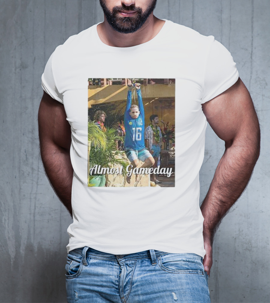 Almost Gameday Zipline Adventure In Sports Jersey T-Shirt