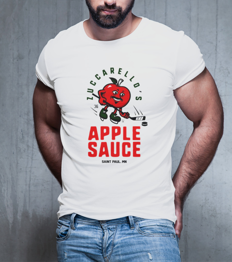 Zuccarello's Applesauce Hockey Saint Paul MN T-Shirt