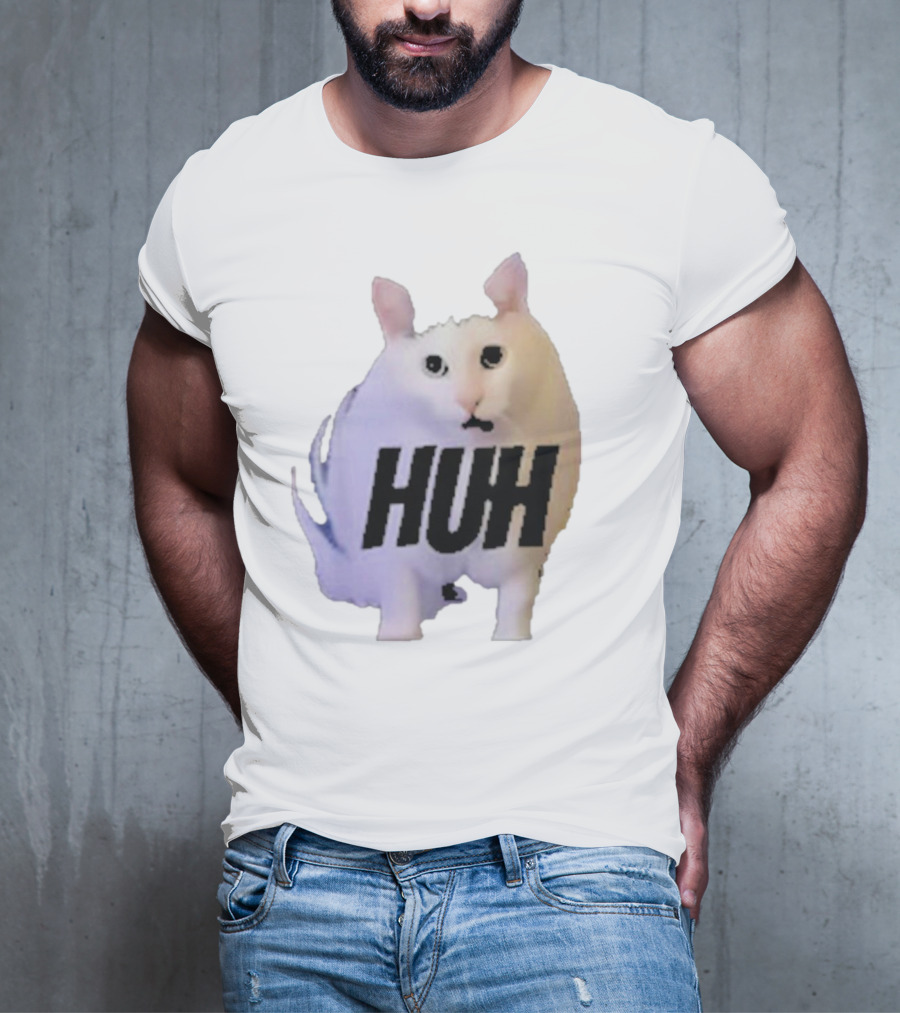 Huh Cat Meme Image T-Shirt