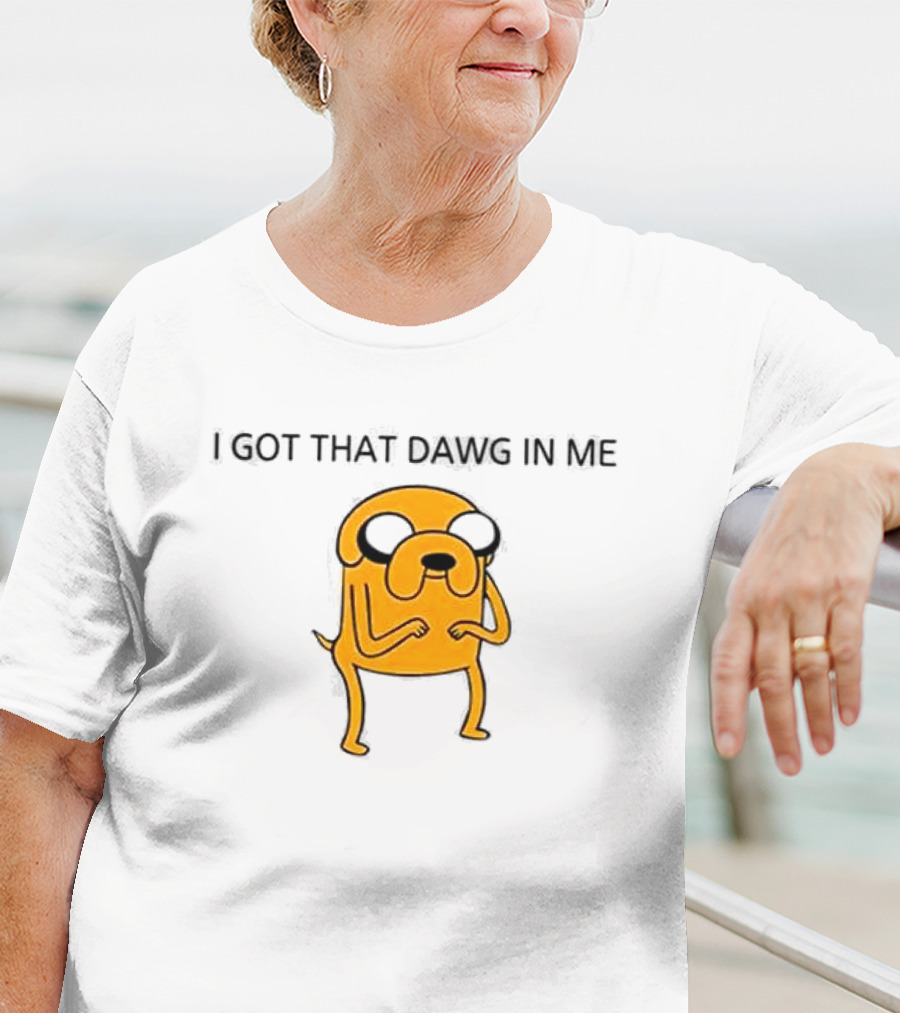 I Got That Dawg In Me Dog Character Orange Body T-Shirt