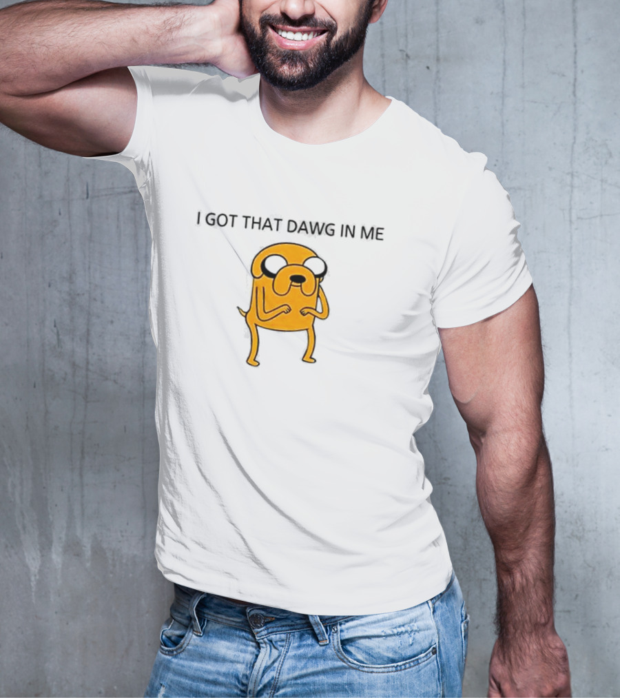 I Got That Dawg In Me Dog Character Orange Body T-Shirt