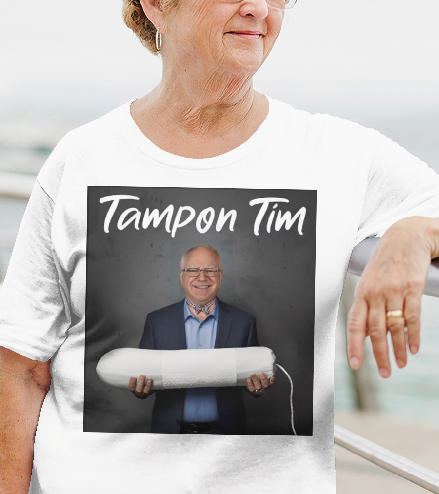 Johnny Midnight Tampon Tim Walz T-Shirt
