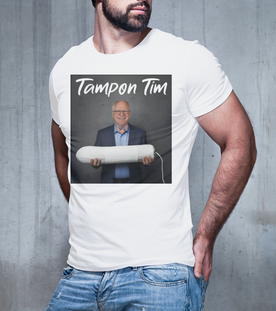 Johnny Midnight Tampon Tim Walz T-Shirt