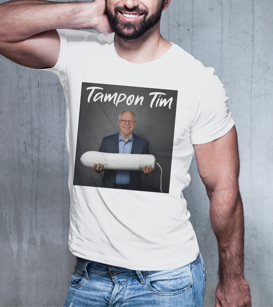 Johnny Midnight Tampon Tim Walz T-Shirt