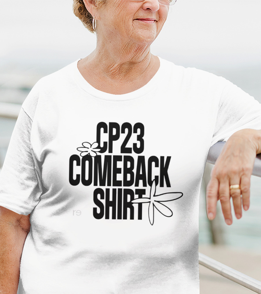 Re_Inc CP23 Comeback Shirt With Flower Accents T-Shirt