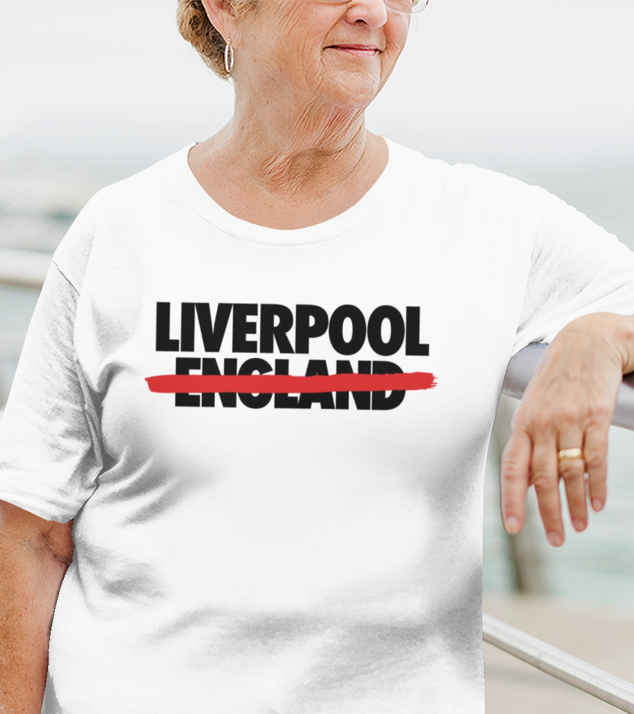 Allezlesrouges Liverpool Crossed Out England T-Shirt