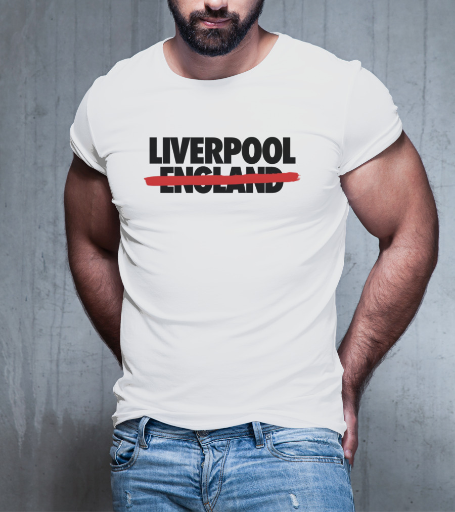 Allezlesrouges Liverpool Crossed Out England T-Shirt