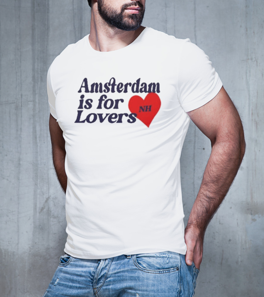 Amsterdam Is For Lovers NH Heart T-Shirt