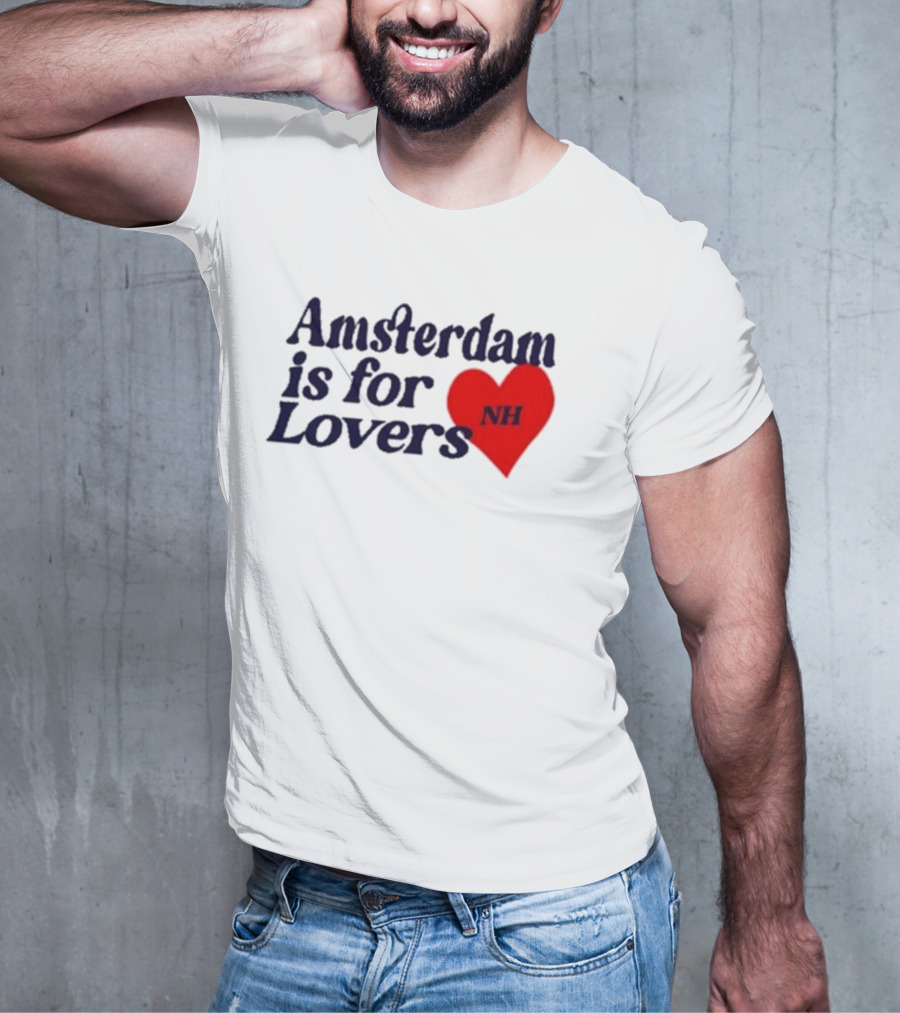 Amsterdam Is For Lovers NH Heart T-Shirt
