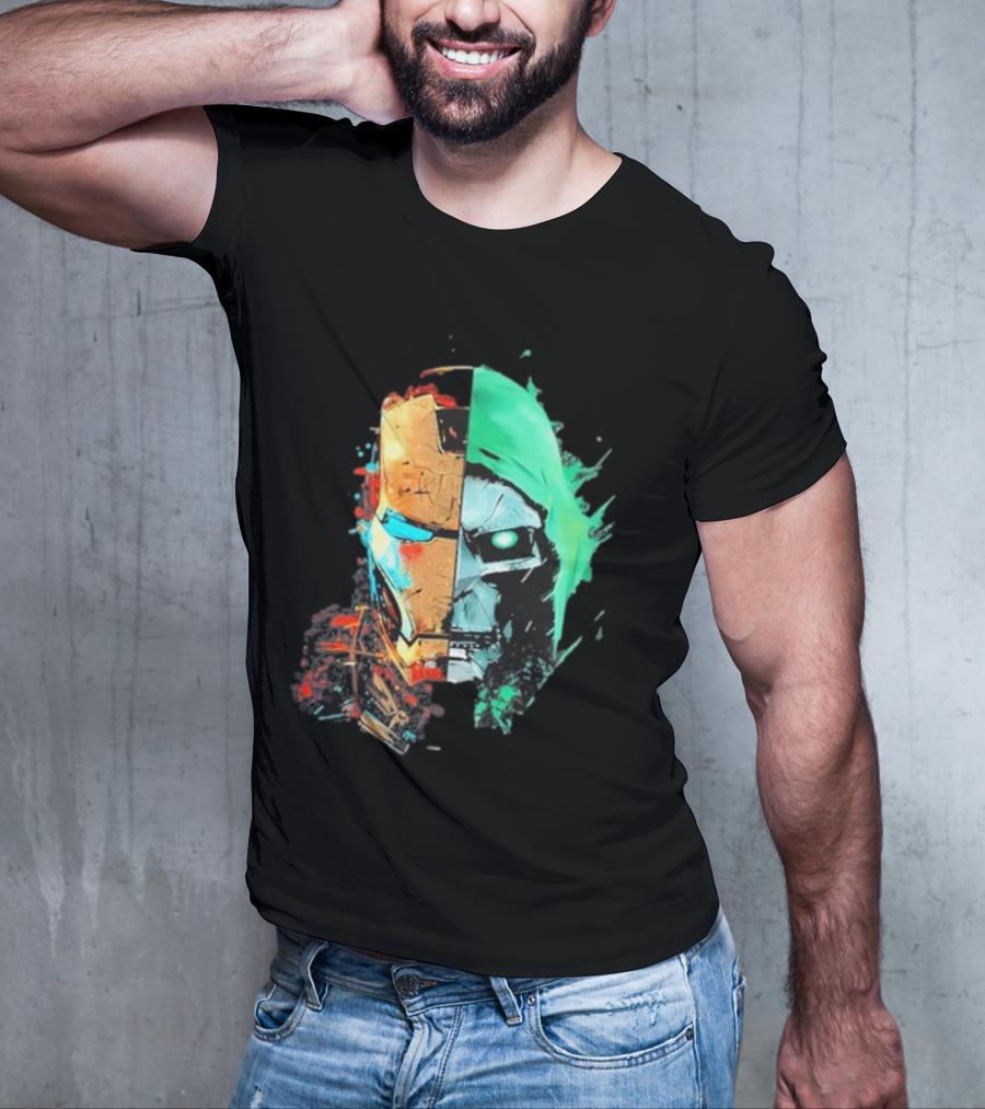 New Mask Same Task Iron Man Doctor Doom Mashup T-Shirt