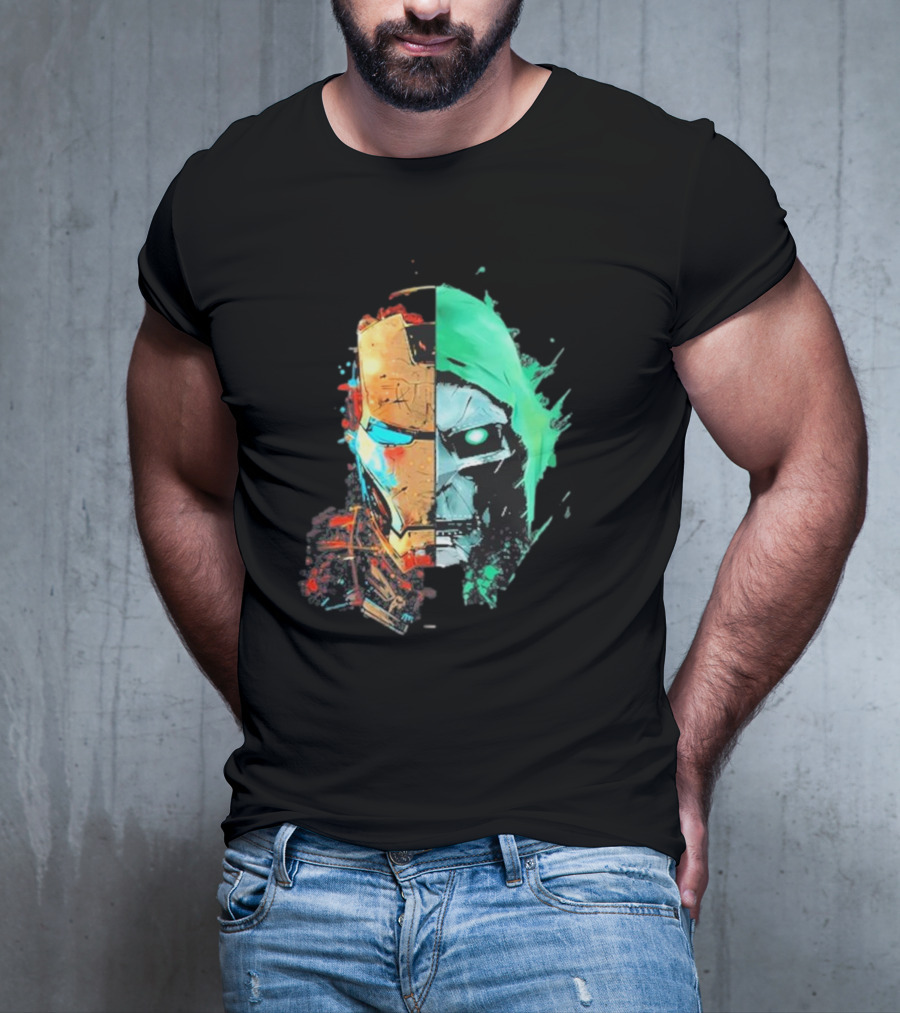New Mask Same Task Iron Man Doctor Doom Mashup T-Shirt
