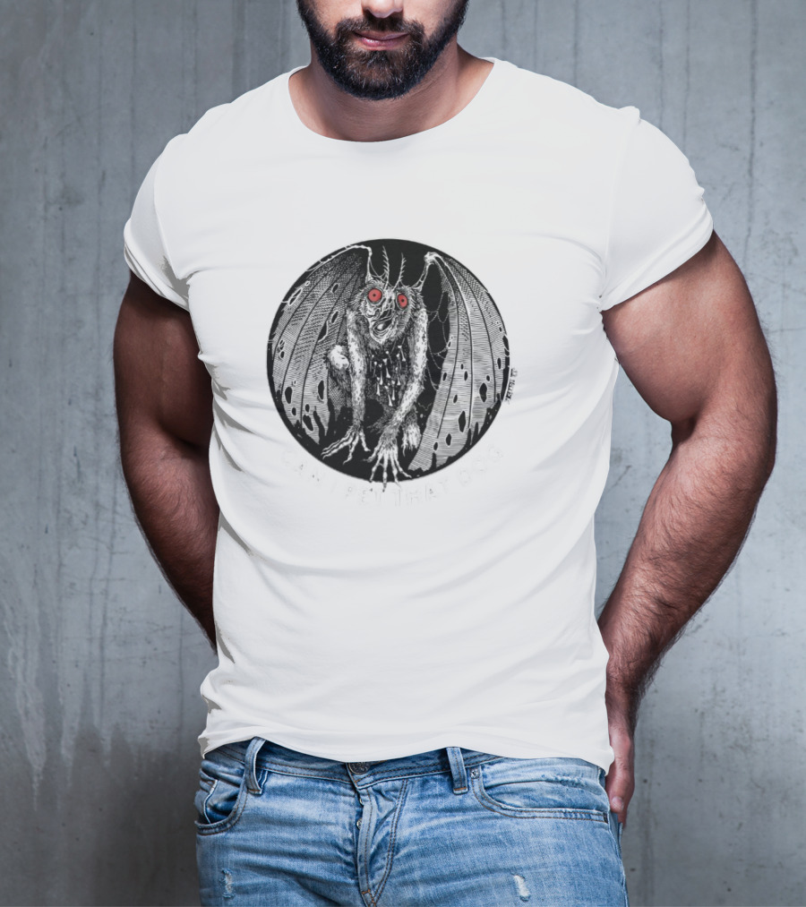 Punk With A Camera Merch Moth Man Can I Pet That Dog Spade.Ink T-Shirt