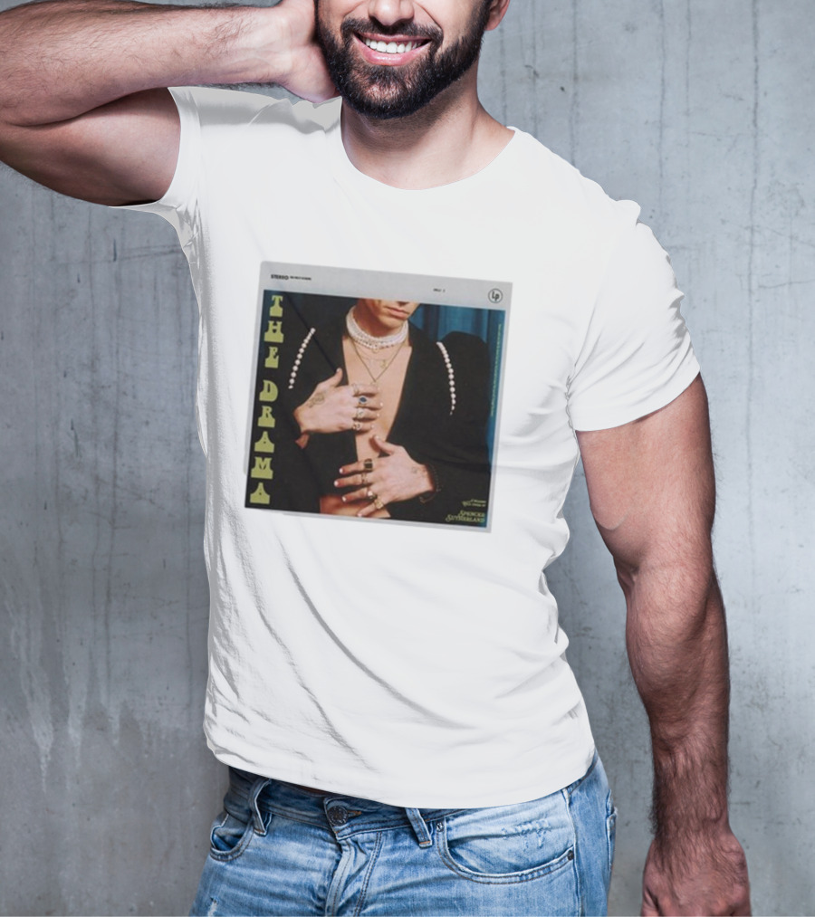 Spencer Sutherland The Drama LP Cover Tattooed Hands And Pearls T-Shirt
