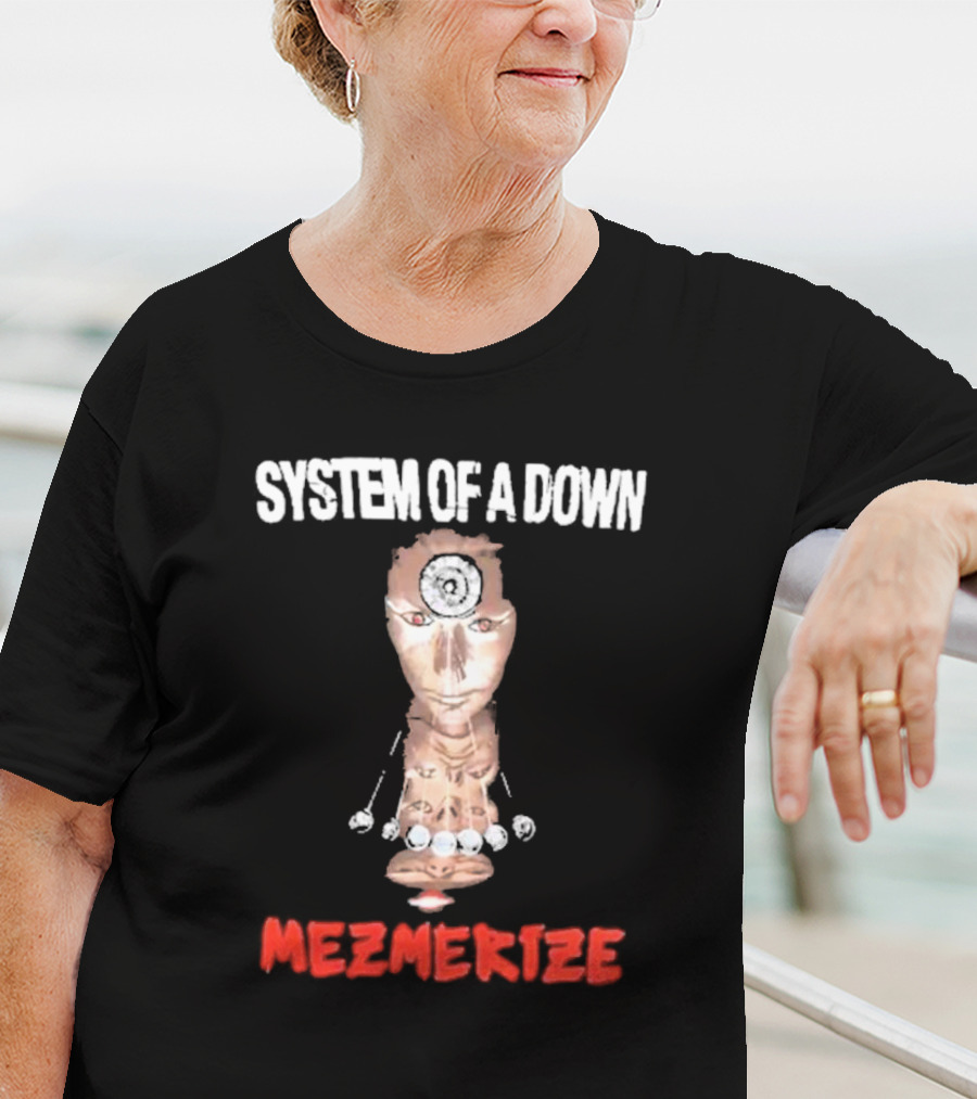 System Of A Down Mezmerize Album Artwork Puppet Face T-Shirt