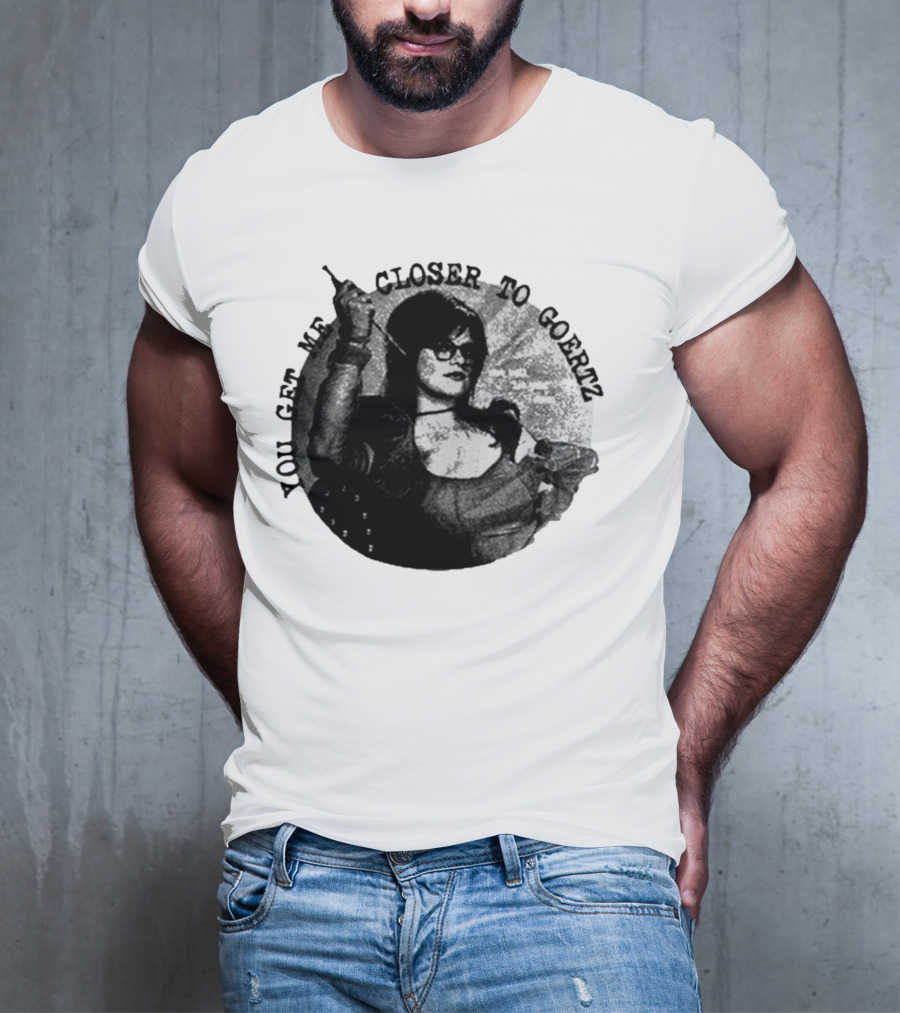 You Get Me Closer To Goertz Vintage Noir Style Persona T-Shirt