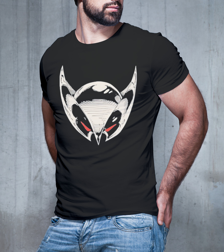 Gerard Way Shadowhawk Helmet Red Eyes T-Shirt