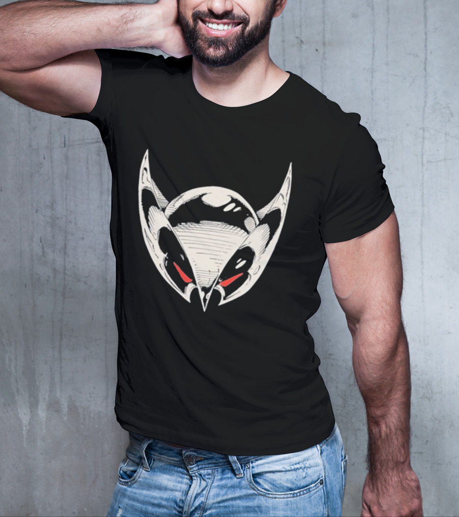 Gerard Way Shadowhawk Helmet Red Eyes T-Shirt