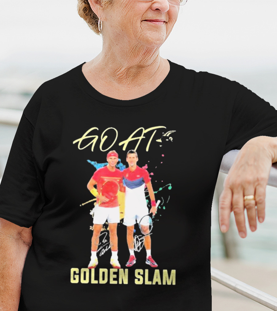 GOAT Golden Slam Tennis Signature T-Shirt