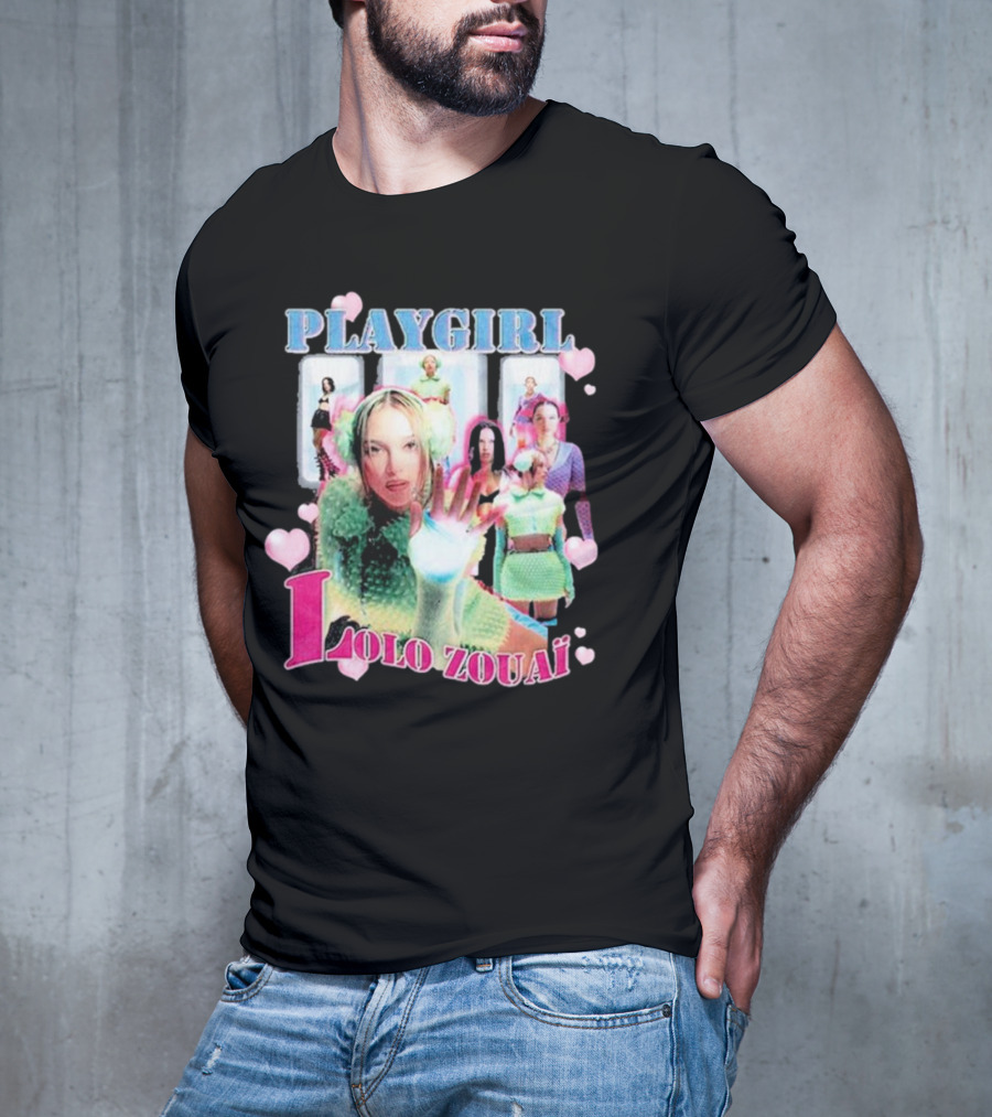 PLAYGIRL LOLO ZOUAÏ Retro Fashion Aesthetic With Feminine Icons T-Shirt